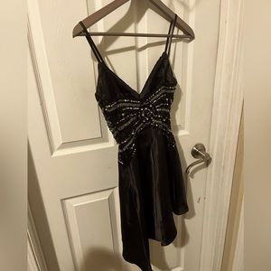 Aspeed Cocktail Dress Black Sliver, size XS